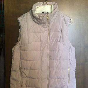 Calvin Klein quilted lavender women’s vest XL